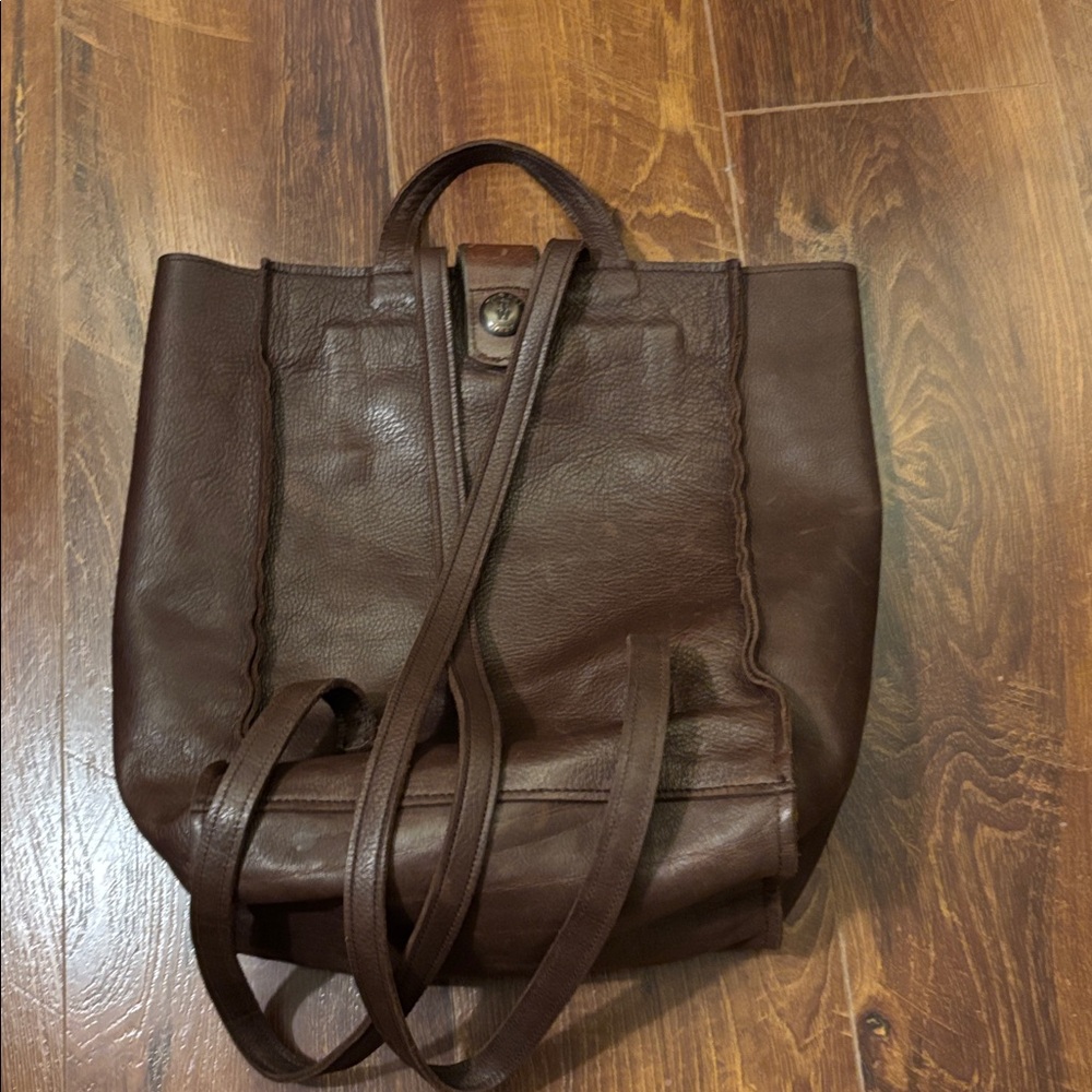 McFadin Made in Texas Cowhide Leather Purse/ Tote Bag. Stacie & Laurie McFadin. - Picture 4 of 12
